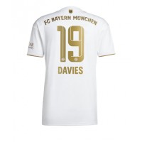Bayern Munich Alphonso Davies #19 Fußballbekleidung Auswärtstrikot 2022-23 Kurzarm